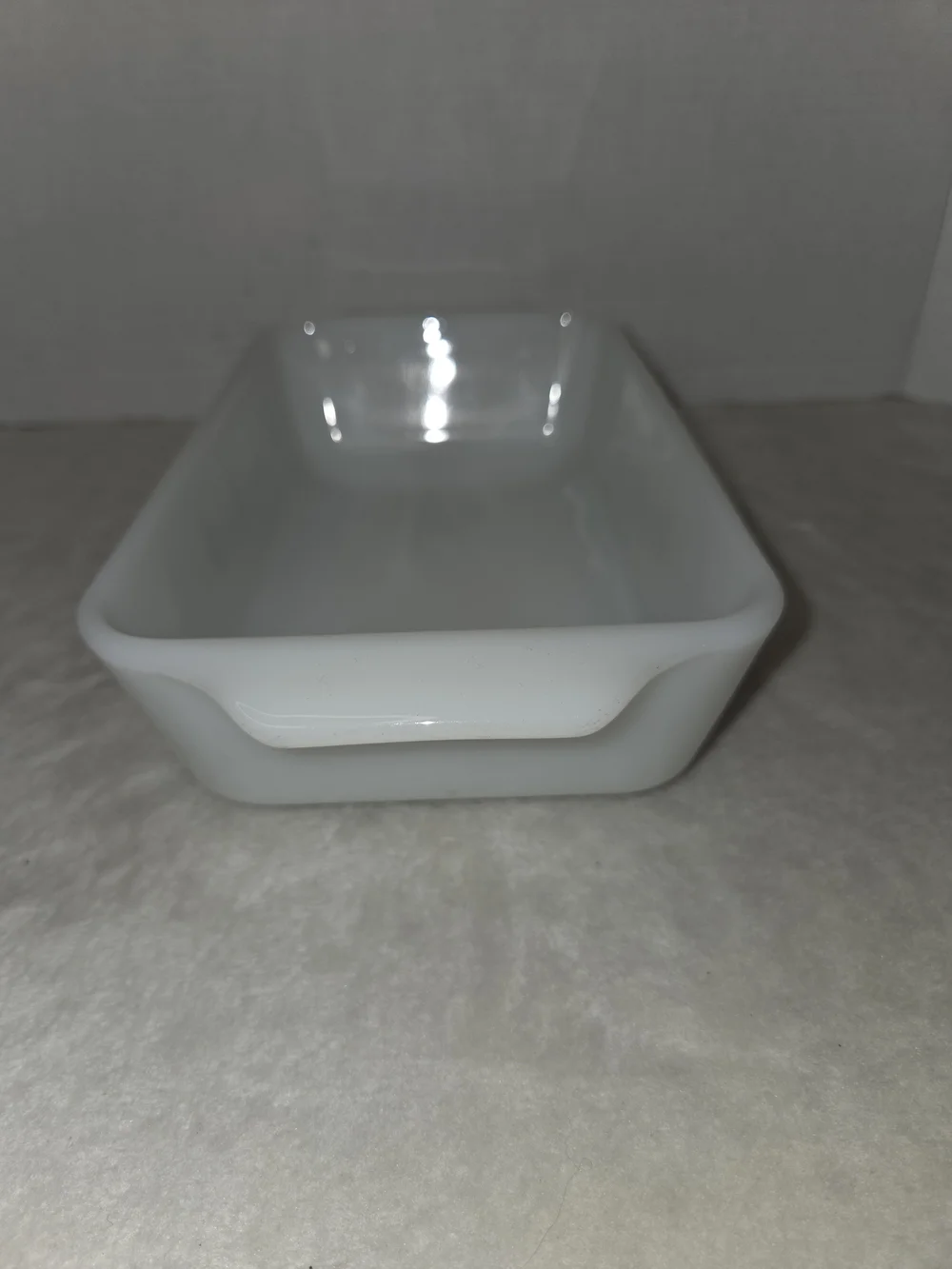 Vintage  Fire King Candle Glow 441 Rectangle Loaf Baking Casserole Dish 1 Qt.